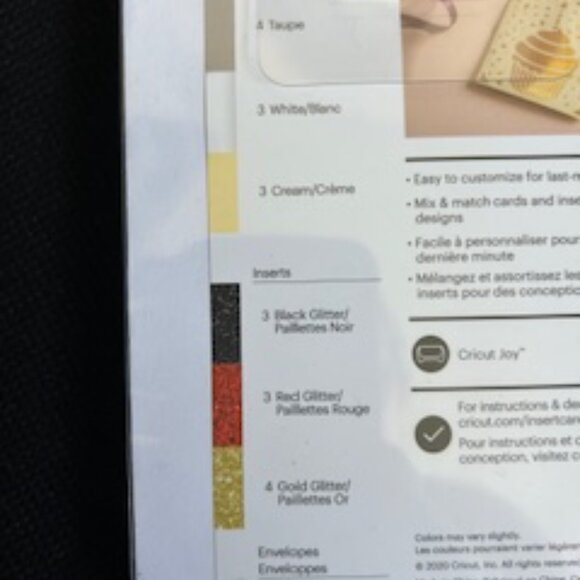 Cricut Joy Glitter Insert Cards - NWT - Picture 3 of 3